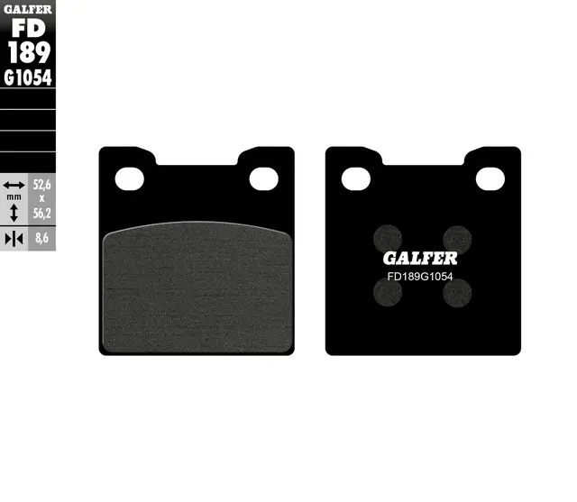 Galfer Bremseklosser, Semi-metall Anbefalt for urban/off-Road/Custom 