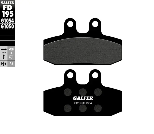Galfer Bremseklosser, Semi-metall Anbefalt for urban/off-Road/Custom 