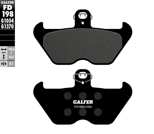 Galfer Bremseklosser, Semi-metall Anbefalt for urban/off-Road/Custom 