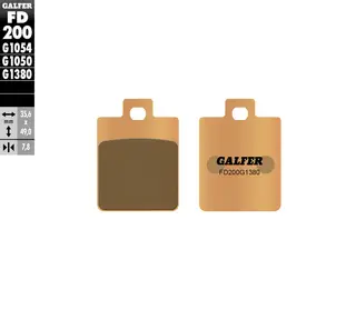 Galfer Bremseklosser, Sinter, Scooter Holdbar bremsekloss for scooter etc.