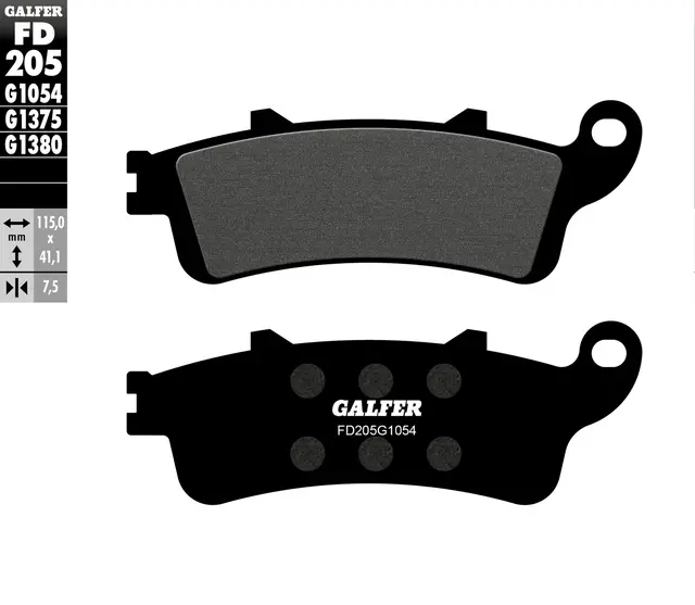 Galfer Bremseklosser, Semi-metall Anbefalt for urban/off-Road/Custom 