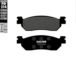 Galfer Bremseklosser, Semi-metall Anbefalt for urban/off-Road/Custom
