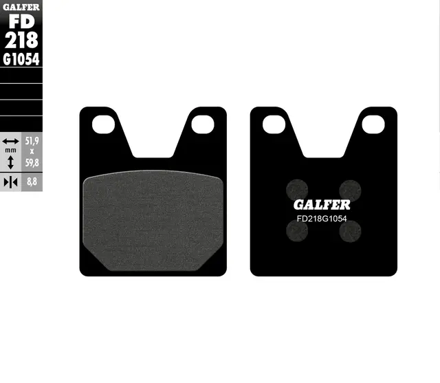 Galfer Bremseklosser, Semi-metall Anbefalt for urban/off-Road/Custom 
