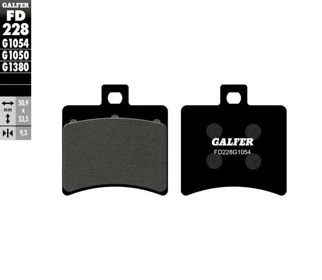 Galfer Bremseklosser, Semi-metall Anbefalt for urban/off-Road/Custom 