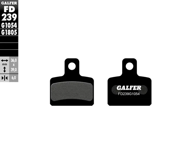 Galfer Bremseklosser, Semi-metall Anbefalt for urban/off-Road/Custom 