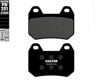 Galfer Bremseklosser, Semi-metall Anbefalt for urban/off-Road/Custom