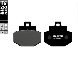 Galfer Bremseklosser, Semi-metall Anbefalt for urban/off-Road/Custom