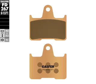 Galfer Bremseklosser, Sinter, Gate Bakklosser for custom/gatesykler