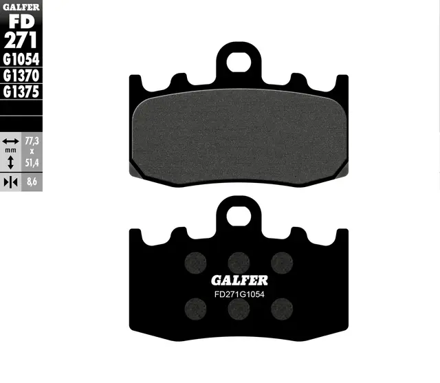 Galfer Bremseklosser, Semi-metall Anbefalt for urban/off-Road/Custom 
