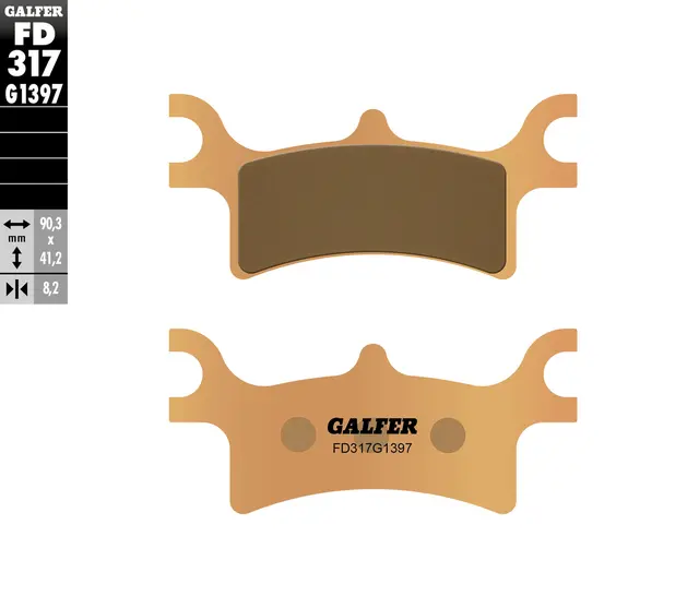 Galfer Bremseklosser, Sinter, ATV/Quads Bak 