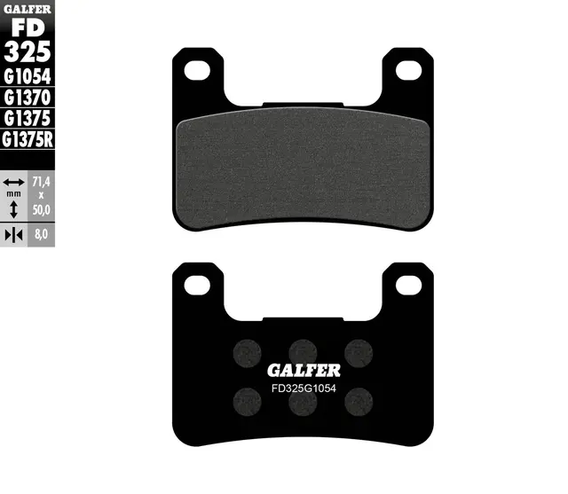 Galfer Bremseklosser, Semi-metall Anbefalt for urban/off-Road/Custom 
