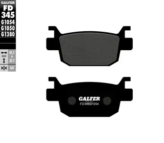 Galfer Bremseklosser, Semi-metall Anbefalt for urban/off-Road/Custom