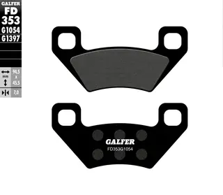 Galfer Bremseklosser, Semi-metall Anbefalt for urban/off-Road/Custom
