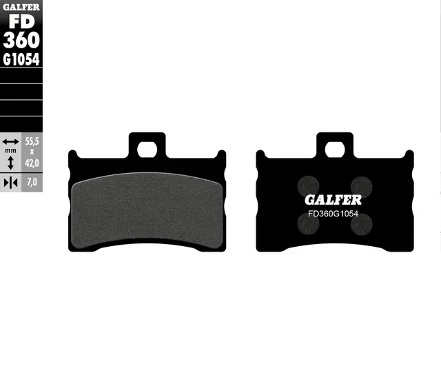 Galfer Bremseklosser, Semi-metall Anbefalt for urban/off-Road/Custom 