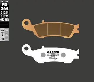 Galfer Bremseklosser, Sinter Sinter - &quot;Racing Off-Road&quot;, MX/Enduro