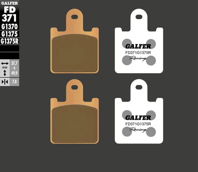 Galfer Bremseklosser, Sinter Sinter - For sport/racing, aktiv kjøring 