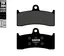 Galfer Bremseklosser, Semi-metall Anbefalt for urban/off-Road/Custom