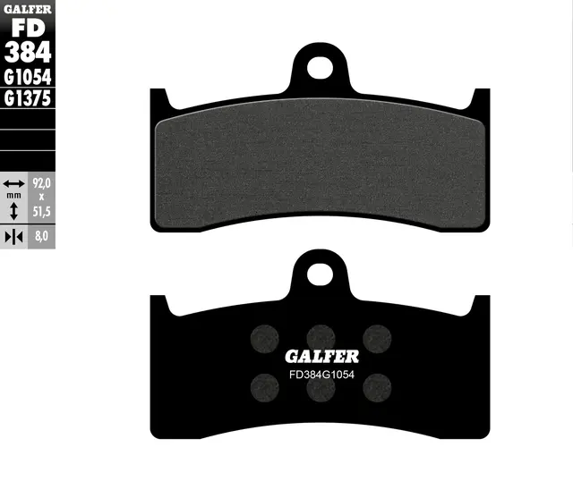Galfer Bremseklosser, Semi-metall Anbefalt for urban/off-Road/Custom 
