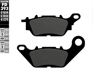 Galfer Bremseklosser, Semi-metall Anbefalt for urban/off-Road/Custom