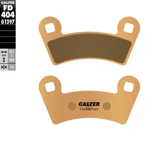 Galfer Bremseklosser, Sinter, ATV/Quads Kvalitetsklosser for ATV/UTV