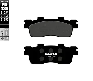 Galfer Bremseklosser, Semi-metall Anbefalt for urban/off-Road/Custom