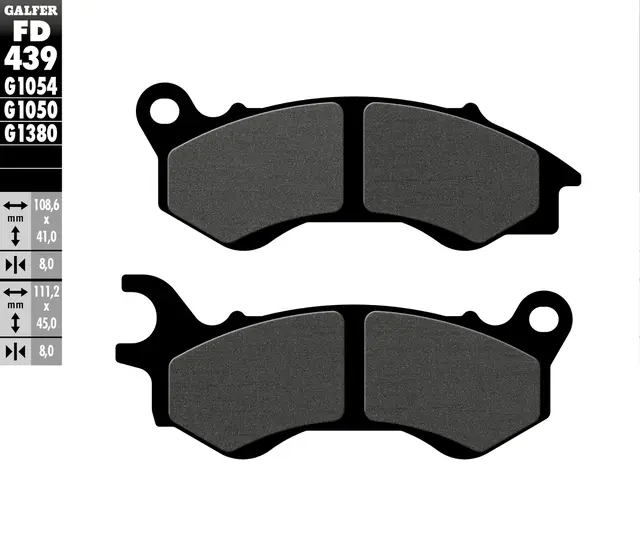 Galfer Bremseklosser, Semi-metall Anbefalt for urban/off-Road/Custom 