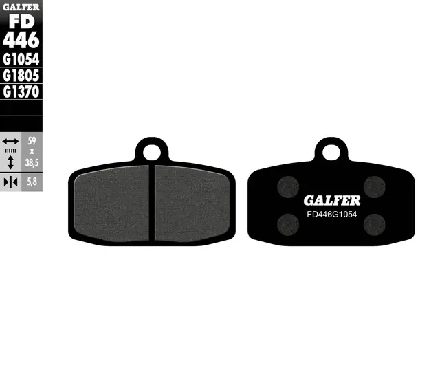 Galfer Bremseklosser, Semi-metall Anbefalt for urban/off-Road/Custom 