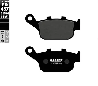 Galfer Bremseklosser, Semi-metall Anbefalt for urban/off-Road/Custom