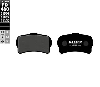 Galfer Bremseklosser, Semi-metall Anbefalt for urban/off-Road/Custom