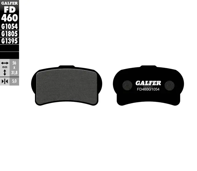 Galfer Bremseklosser, Semi-metall Anbefalt for urban/off-Road/Custom 