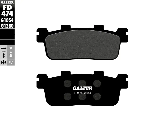 Galfer Bremseklosser, Semi-metall Anbefalt for urban/off-Road/Custom 