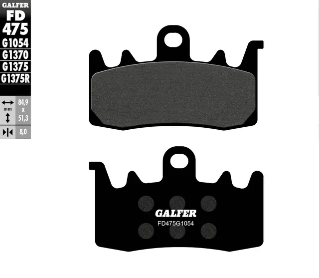 Galfer Bremseklosser, Semi-metall Anbefalt for urban/off-Road/Custom 