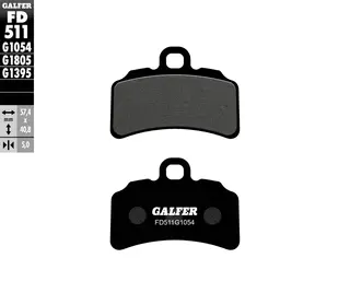 Galfer Bremseklosser, Semi-metall Anbefalt for urban/off-Road/Custom