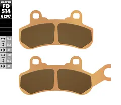 Galfer Bremseklosser - Can-Am, Venstre Sinter Off-Road  Maverick X3, Venstre