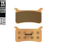 Galfer Bremseklosser, Sinter, Racing For bane/racing-bruk