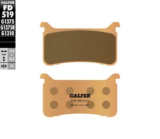Galfer Bremseklosser, Sinter, Racing For bane/racing-bruk