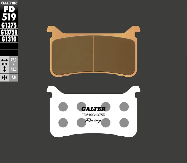 Galfer Bremseklosser, Sinter Sinter - For sport/racing, aktiv kjøring 