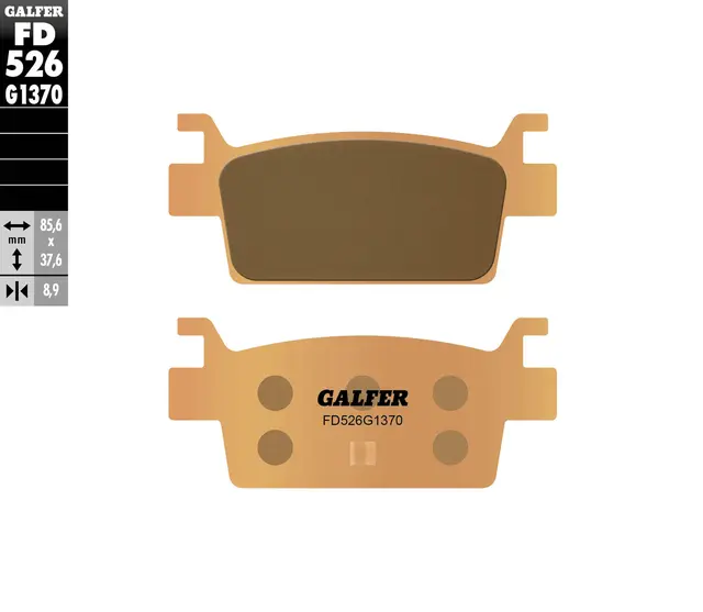 Galfer Bremseklosser, Sinter, Gate Kvalitet for gatesykler og custom 