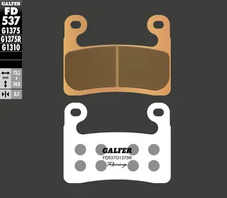 Galfer Bremseklosser, Sinter Sinter - For sport/racing, aktiv kj&#248;ring