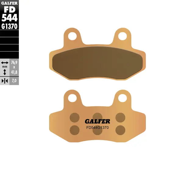 Galfer Bremseklosser, Sinter, Gate Kvalitet for gatesykler og custom 
