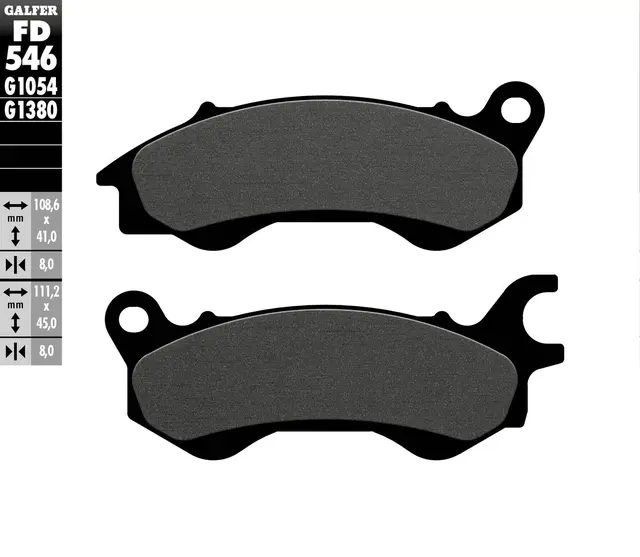 Galfer Bremseklosser, Semi-metall Anbefalt for urban/off-Road/Custom 