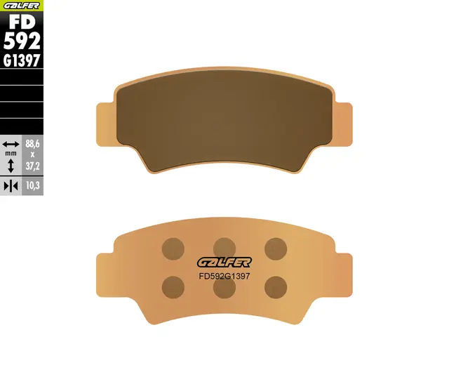 Galfer Bremseklosser, Sinter, CF Moto Offroad-kloss for ATV/UTV 