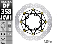 Galfer Bremseskive W Floatech Racing310X5.5mm