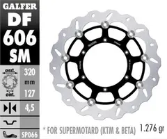 Galfer Bremseskive W, Flytende 320X4,5mm Supermotard KTM/GG/HQ Front