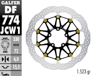 Galfer Bremseskive W Floatech Racing330X6mm