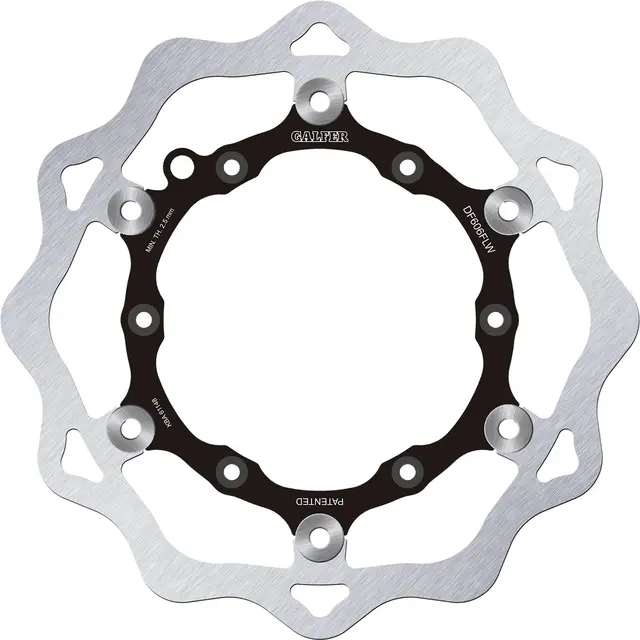 Galfer Bremseskive W, Flytende (C. Stål) 260x3,2mm 