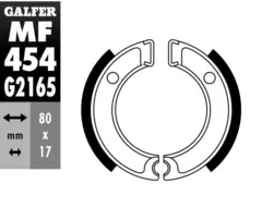 Galfer Bremsesko, MF - GZ 454-Yamaha