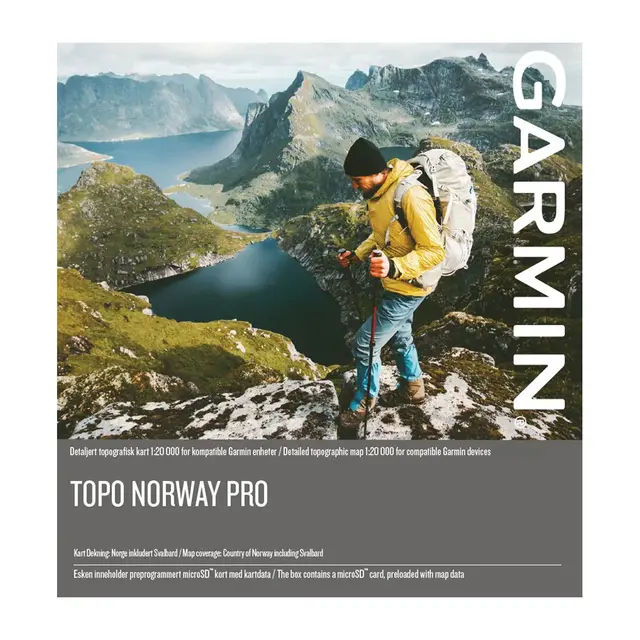 TOPO Norway PRO Kart microSD™/SD™: TOPO Norway PRO Kart 