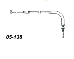 Gasswire Polaris Enkel (universal) OEM: 7080187 7080260