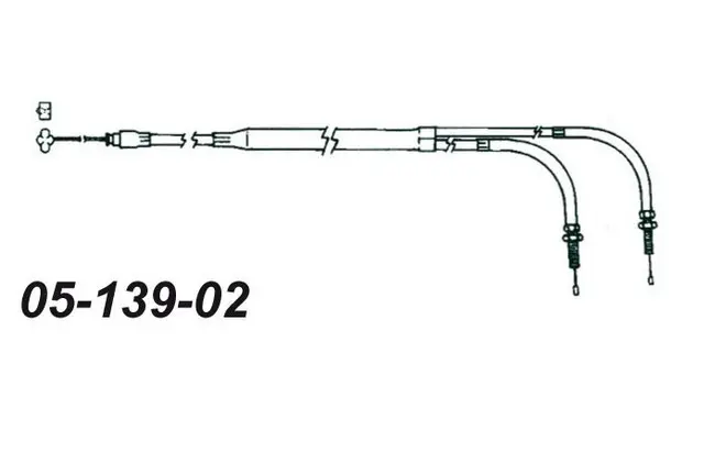 Gasswire Dobbel VM 40-44 Mikuni VM 40-44 